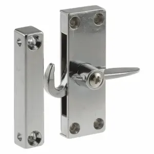 PRIME LINE A 184 Latch, 3/8 Inch Length, 1 Inch Width, Unfinished, Included, Steel | CT7YYM 485T18