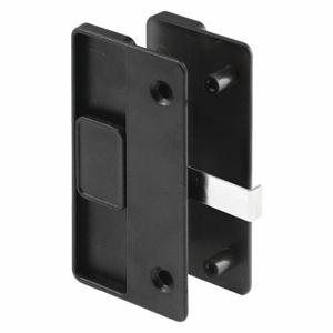 PRIME LINE A 218 Door Handle, 4 1/8 Inch Lg, 2 Inch Width, Unfinished, Plastic, Black, A 218 | CT7YLA 485T35