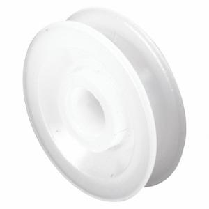 PRIME LINE B 552 Roller, 5 7/16 Inch Length, 3 13/16 Inch Width, Unfinished, Included, Nylon, White, 1 Pair | CT7ZJQ 485T88