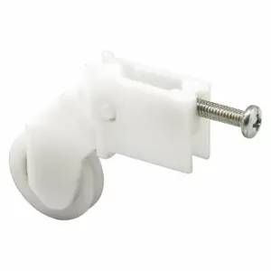 PRIME LINE B 645 Roller Assembly, 5 13/32 Inch Length, 3 3/4 Inch Width, Nylon, Included, Nylon, White | CT7ZGF 485U42