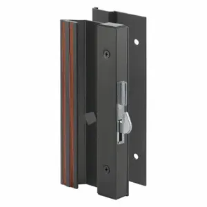 PRIME LINE C 1007 Patio Door Handle Set, Surface Mount Hook Latch, 3/16 Inch Bolt Hole Dia, Dull | CT7YQT 54FX01