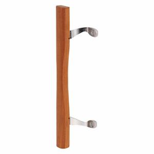 PRIME LINE C 1034 Patio Door Pull, Non-Locking Pulls, 1 1/4 Inch Length, 14 1/2 Inch Height, Wood, 5 Inch Wd | CT7YET 436C25