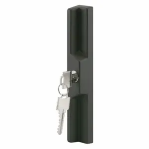 PRIME LINE C 1041 Patio Door Outside Pull Keyed, Keyed Locking Pulls, 3/16 Inch Bolt Hole Dia | CT7YEP 54FX20