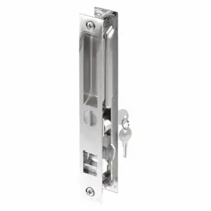 PRIME LINE C 1076 Patio Door Handle Set Keyed, Flush Mount Latch, 13/64 Inch Bolt Hole Dia, Alike | CT7YLZ 54FX37