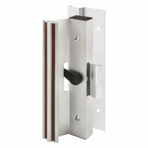 PRIME LINE C 1077 Patio Door Handle Set, Surface Mount Clamp Latch, 3/16 Inch Bolt Hole Dia, Anodized | CT7YPJ 54FX38