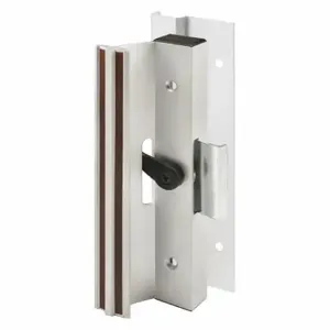 PRIME LINE C 1077 Patio Door Handle Set, Surface Mount Clamp Latch, 3/16 Inch Bolt Hole Dia, Anodized | CT7YPJ 54FX38