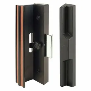 PRIME LINE C 1106 Patio Door Handle Set, Surface Mount Clamp Latch, Aluminum | CT7YPV 54FX49