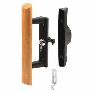 PRIME LINE C 1107 Patio Door Handle Set, Internal Latch Lock, 3/16 Inch Bolt Hole Dia, Dull | CT7YRR 54FX50