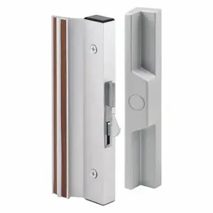 PRIME LINE C 1198 Patio Door Handle Set, Surface Mount Hook Latch, 3/16 Inch Bolt Hole Dia, Anodized | CT7YQC 54FX93