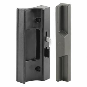 PRIME LINE C 1216 Patio Door Handle Set, Surface Mount Hook Latch, 3/16 Inch Bolt Hole Dia, Unfinished | CT7YQX 54FY08