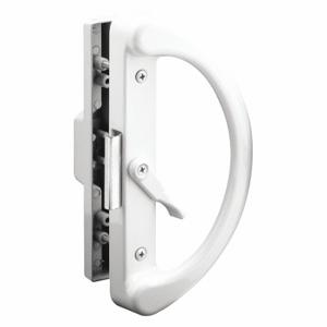 PRIME LINE C 1223 Patio Door Handle Set, Surface Mount Hook Latch, 3/16 Inch Bolt Hole Dia, 4 Pack Qty | CT7YQA 54FY12