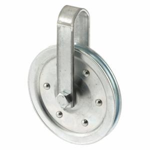 PRIME LINE GD 52108 Pulley Strap And Bolt, Steel, Galvanized, 4 Inch Length, 4 Inch Width, 39/64 Inch Height | CT7ZFQ 54DR67