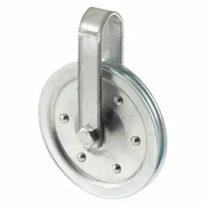 PRIME LINE GD 52108 Pulley Strap And Bolt, Steel, Galvanized, 4 Inch Length, 4 Inch Width, 39/64 Inch Height | CT7ZFQ 54DR67