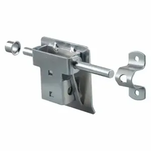 PRIME LINE GD 52241 Slide Bolt, Manual Lever, Zinc, 9/16 Inch Bolt Head Dia, Steel, 4 1/4 Inch Width | CT7ZKY 54DT08