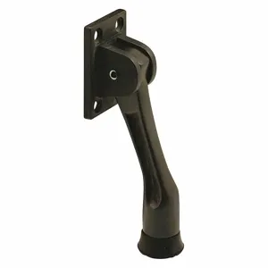 PRIME LINE MP4538 Kick-Down Door Holder, 4-Hole, Bronze Plated | CT7YGG 169U36