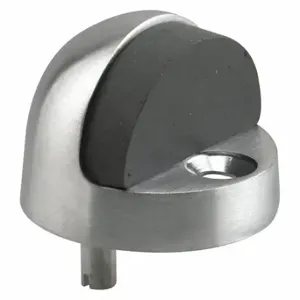 PRIME LINE MP4545 Floor Stop, Hi-Dome, Satin Chrome, 1/2 Inch, Lip | CT7YGC 169W54