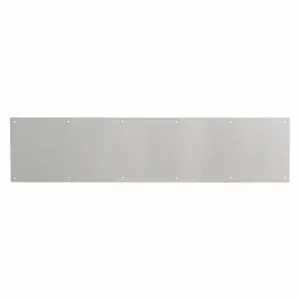 PRIME LINE MP4616J Door Kick Plate, 8 X 34 Inch, Satin, Alum | CT7ZEZ 169W61