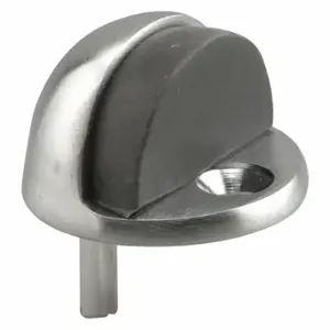 PRIME LINE MP4845 Floor Stop, Lo-Dome, Satin Ni, 5/32 Inch, Lip | CT7YGD 169W59