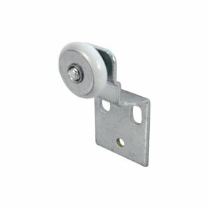 PRIME LINE N 6517 Back Closet Door Roller, Sliding Door, Steel, Unfinished, 3 3/4 Inch Length, 1 Pair | CT7YRH 430U56