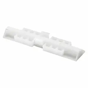 PRIME LINE N 6539 Closet Door Track Snugger, Bi-Fold Door, Plastic, Unfinished, 4 Inch Length, 1 Pair | CT7YKX 430U74