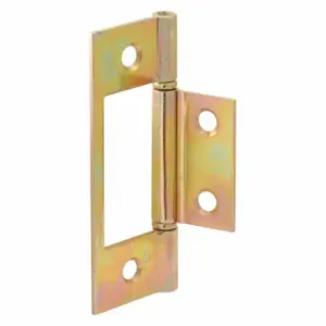 PRIME LINE N 6656 Closet Door Hinge, Bi-Fold Door, Nylon, Unfinished, 3 Inch Length, 1 Pair | CT7YDA 430V59