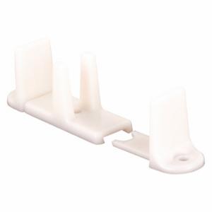 PRIME LINE N 6761 Closet Door Bottom Guide, Bi-Fold Door, Nylon, Unfinished, 2 1/8 Inch Length, 1 Pair | CT7YVA 430W42