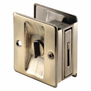PRIME LINE N 6774 Pocket Door Lock/Pull, Sliding Door, Nylon, Unfinished, 1 3/8 Inch Width | CT7YFC 430W54