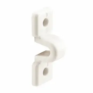 PRIME LINE N 7018 Wire Shelf Loop Clip, Bi-Fold Door, Nylon, Unfinished, 3 53/64 Inch Length In, 4 PK | CT7ZKV 430X81