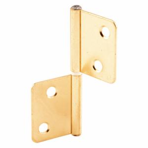 PRIME LINE N 7025 Closet Door Hinge, Bi-Fold Door, Nylon, Brass Plated, 3 Inch Length | CT7YCY 430X84