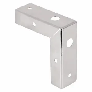 PRIME LINE N 7193 Closet Door Repair Bracket, Bi-Fold Door, Nylon, Unfinished, 3 3/8 Inch Length, 1 Pair | CT7YJG 430Y30