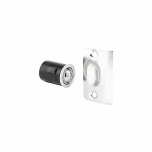 PRIME LINE N 7334 Closet Door Ball Catch/Strike, Sliding Door, Nylon, Unfinished, 2 1/4 Inch Length | CT7YAA 430Y81