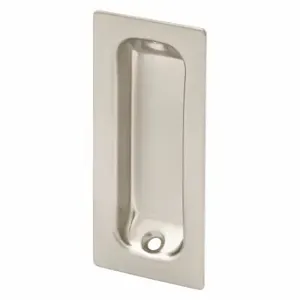 PRIME LINE N 7342 Oblong Closet Door Pull, Sliding Door Brass, Satin Nickel, 1 3/8 Inch Width | CT7ZMZ 430Y82