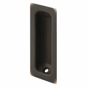 PRIME LINE N 7343 Oblong Closet Door Pull, Sliding Door, Nylon, Painted Bronze, 3 1/4 Inch Length | CT7YRZ 430Y83