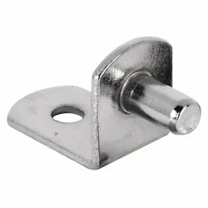 PRIME LINE U 10171 Shelf Support Peg, Metal, 20 Lb Load Capacity, Nickel, 5 mm, 1-3/16 Inch Size, 8 PK | CT7ZQL 45UZ08