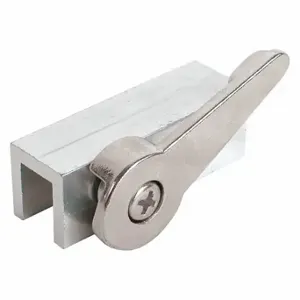 PRIME LINE U 9824 Window Lock, Sliding, Aluminum, Unfinished, 11/32 Inch Length, 41/64 Inch Heightt | CT7ZWA 54DP47