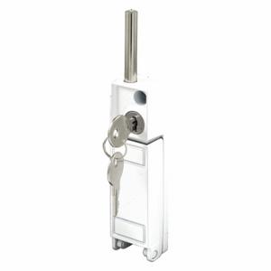 PRIME LINE U 9919 Schiebetürschloss mit Schlüssel, verstellbares Dornmaß, Bolzenlochdurchmesser 3/16 Zoll | CT7ZLA 54DP81