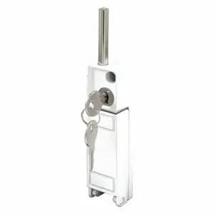 PRIME LINE U 9919 Sliding Door Keyed Lock, Adj Backset, 3/16 Inch Bolt Hole Dia | CT7ZLA 54DP81