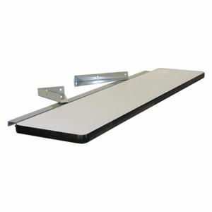 PRO-LINE CSPL1872P-A31-SW806-BLT Cantilever Shelf, 18 Inch x 72 Inch, Plastic, Gray | CT8AJF 115C95