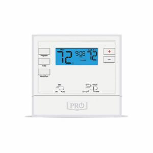 PRO1 IAQ T625-2 Low Voltage Thermostat, Heat and Cool, Manual, 1 Heating Stages - Conventional System | CT7ZYW 60FD45