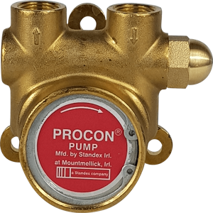 PROCON 102E100F11BA Rotary Vane Pump, Bolt-On, 3/8 Inch NPT, 100 GPH, Brass | CM6UTH