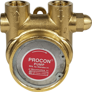 PROCON 104E265G12BA Rotary Vane Pump, Bolt-On, 1/2 Inch NPT, 265 GPH, Brass | CM6UTL