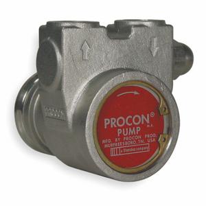 PROCON 113A035F31CA 250 Rotary Vane Pump, 3/8 Inch Inlet/Outlet Nptf, 48 Gph Max. Flow, Stainless Steel | CT7ZZW 6XE86