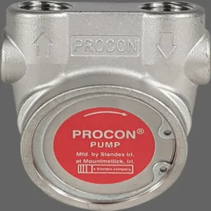 PROCON 113A100F31XX Rotary Vane Pump, Clamp-On, 3/8 Inch NPT, 100 GPH, Stainless Steel | CM6UTP