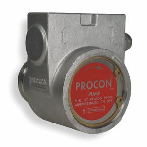 PROCON 115B190F31BA 250 Rotary Vane Pump, 1/2 Inch Inlet/Outlet Nptf, 210 Gph Max. Flow, Stainless Steel | CT7ZZK 6XE90