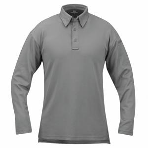 PROPPER F531572020S Tactical Polo, Tactical Polo, S, Gray, 6% Spandex/94% Polyester Material | CT8BGT 28AM57