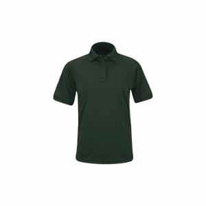 PROPPER F53290A3114XL Tactical Polo, Tactical Polo, 4XL, Dark Green, 100% Polyester Double Pique Knit Material | CT8BAQ 56ET38