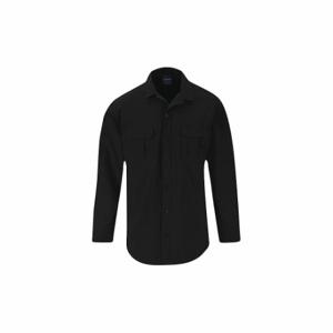 PROPPER F53463C0014XL2 Long Sleeve Shirt, Long Sleeve Shirt, 4Xl2, Black, 94% Nylon/6% Spandex Ripstop Material | CT8CLR 56EV42
