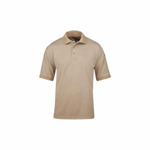 PROPPER F53554C226L Tactical Polo, Tactical Polo, L, Silver Tan, 100% Polyester Pique Material | CT8BEB 56ET91