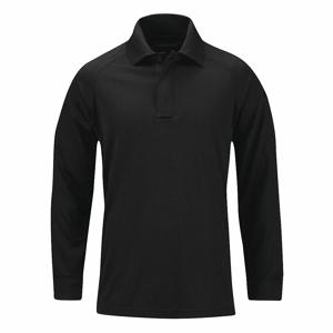 PROPPER F53620A001XXL Performance Long Sleeve Polo, Performance Long Sleeve Polo, 2Xl, Black | CT8CRC 45YM07