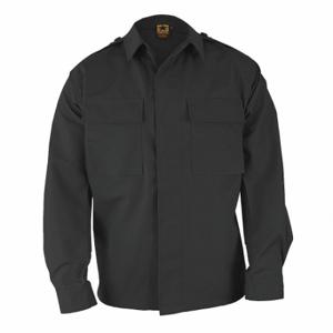 PROPPER F545238024XXL3 Long Sleeve Shirt, Long Sleeve Shirt, 2Xl, Dark Gray, 35% Ripstop/65% Poly Cotton Material | CT8CKF 13Z078